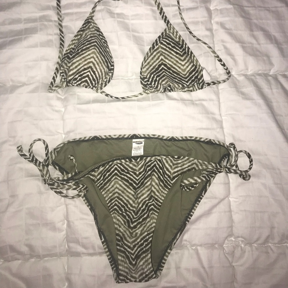 Two piece swim suit!